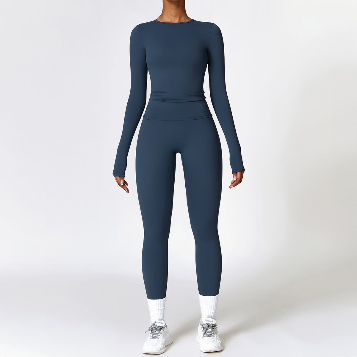 Tight-fitting Brushed Yoga Suit Quick-drying Sports Set
