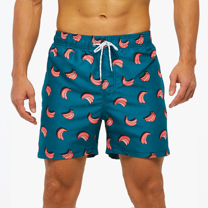 Beach Shorts with Mesh Lined