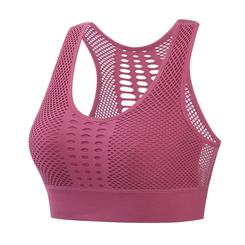 Brathable Mesh Sports Bra
