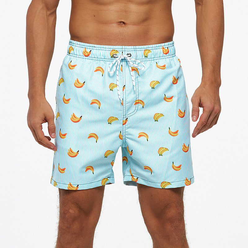 Beach Shorts with Mesh Lined