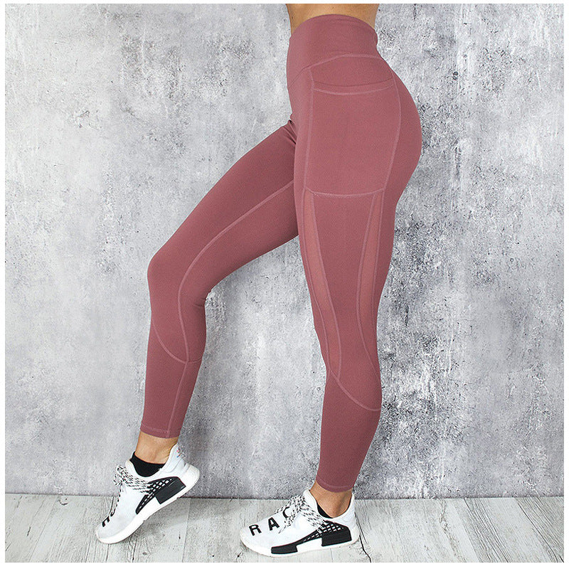Quick-Drying Mesh Stitching Leggings