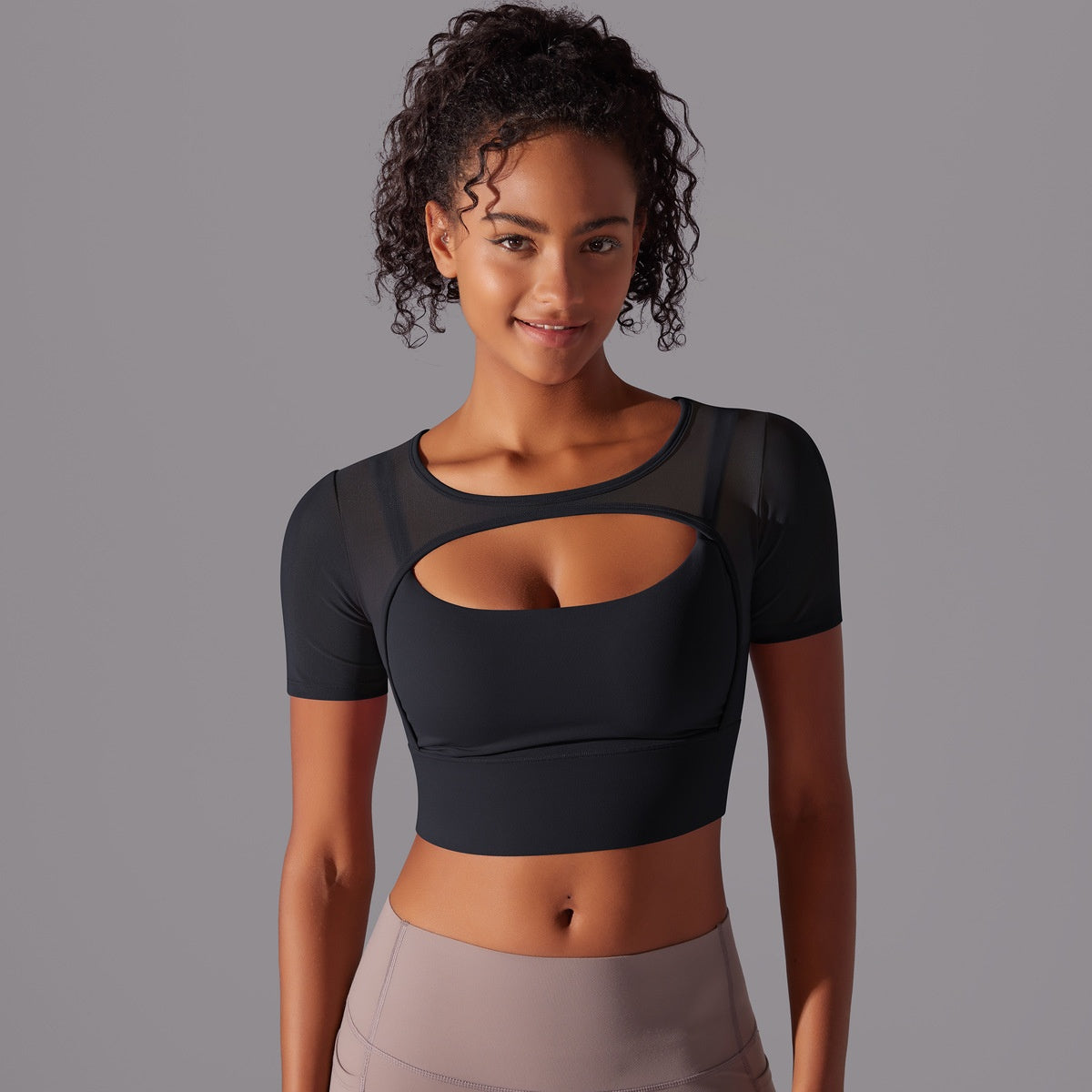 Double Layer Yoga Fitness Top
