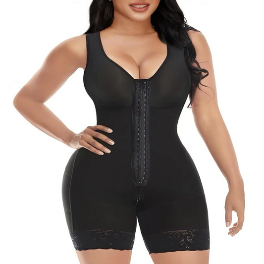 Tummy Control Full Shapewear Butt Lifter With Zipper Crotch